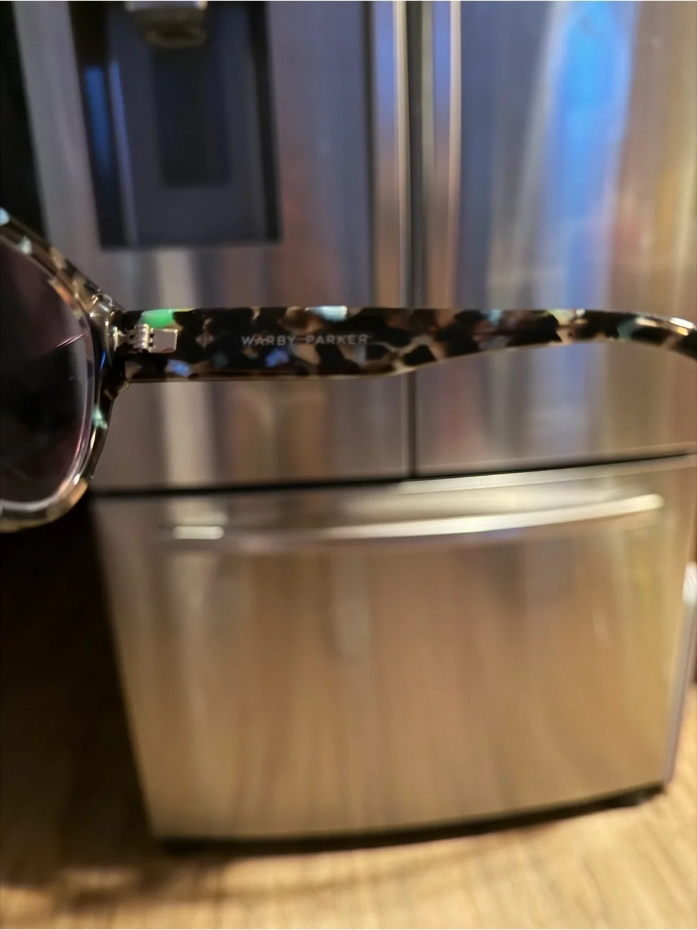 Tortoiseshell Cat Eye Glasses in Green & Black